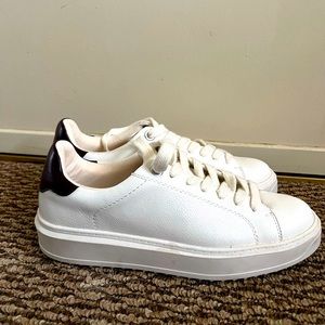 ZARA White Platform Sneakers - 7 1/2